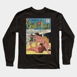 Vintage Romance Comic Book Cover - Brides in Love Long Sleeve T-Shirt